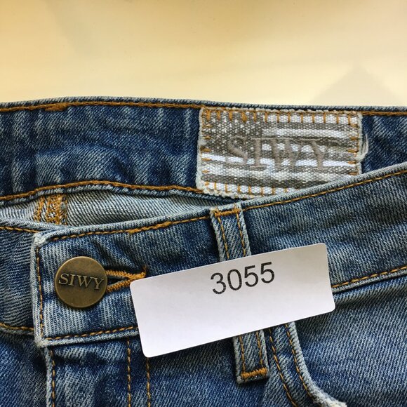 NWT Siwy Jean Womens Straight fit Size 27 Bellissima Take a Chance Step Fray Hem - Picture 13 of 13